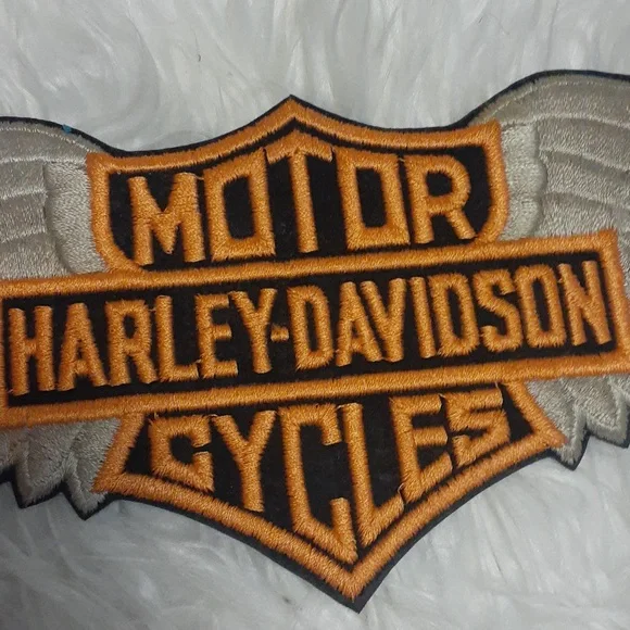 Vtg Harley-Davidson Iconic Wing Logo Patch - Picture 4 of 9